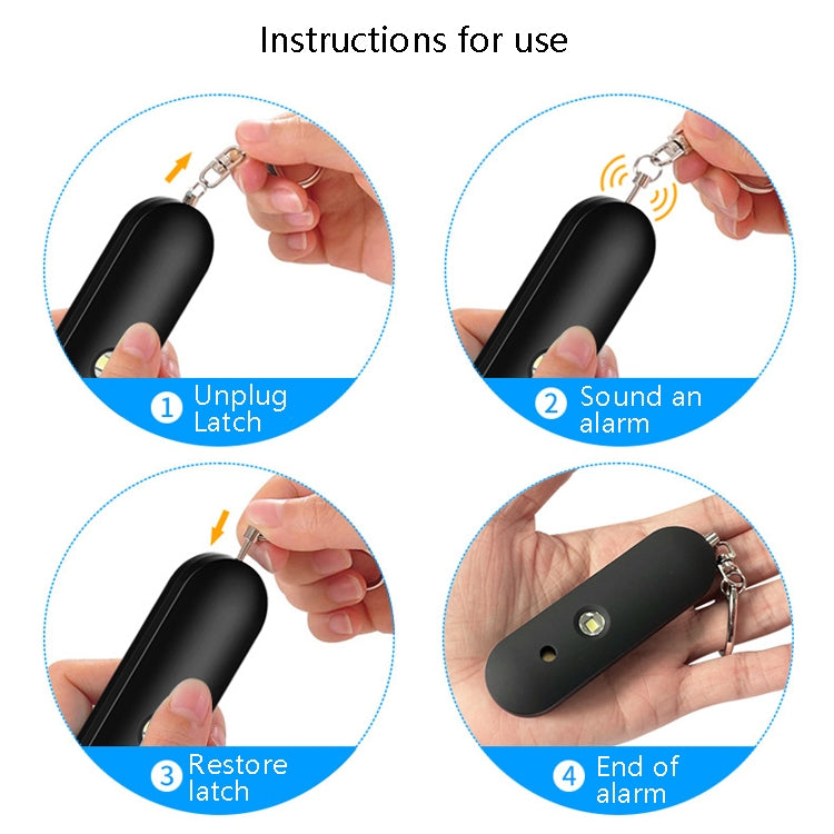 AF-2001 130dB Personal Alarm Waterproof Keychain Double Speaker High Scorpion Anti-Wolf Alarm, Black, White, Blue, Rose Gold AF-2001 130dB Personal Alarm Waterproof Keychain Double Speaker High Scorpion Anti-Wolf Alarm, Black, White, Blue, Rose Gold